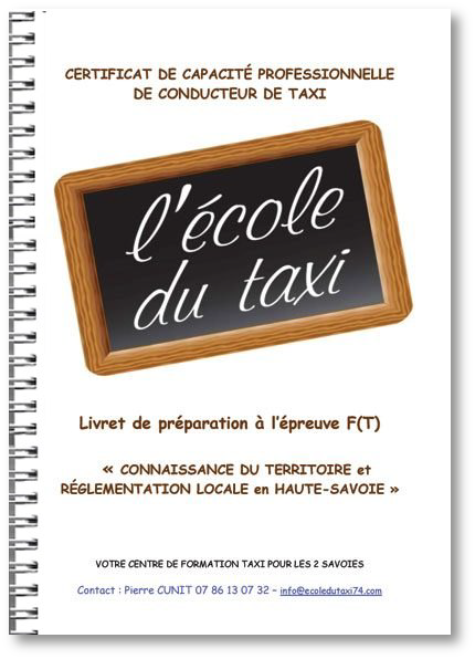 sujet examen taxi